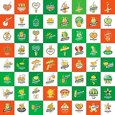 EPS 해외이미지 디자인 음료 잎 오렌지 과일 일러스트 빨대 사람없음 세트 하트 레몬 레모네이드 심볼 음료수병 해외202004 해외202105 해외일러스트 모양 식물 에이드 병_담는 파일형식 벡터