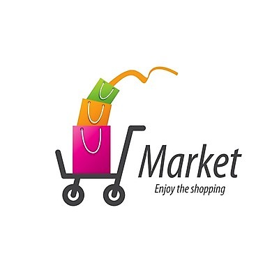 EPS 해외이미지 리본 일러스트 사람없음 쇼핑 쇼핑백 쌓기 쇼핑카 심볼 해외202004 해외202105 해외일러스트 가방 모션 카트 파일형식 벡터