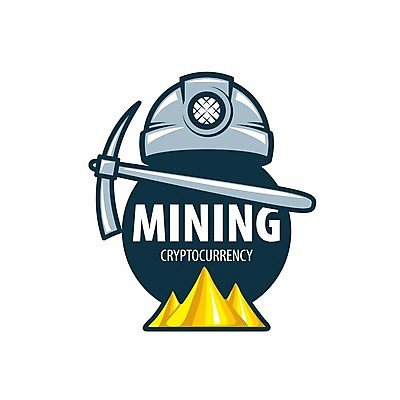 EPS 해외이미지 일러스트 타이포그라피 사람없음 디지털 황금 안전모 발굴 심볼 곡괭이 가상화폐 해외202004 해외202105 해외일러스트 문자 돈 헬멧 안전장비 파일형식 벡터