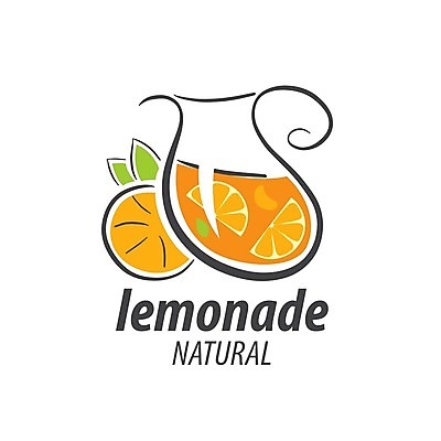 EPS 해외이미지 디자인 음료 백그라운드 잎 오렌지 일러스트 유리병 사람없음 과일주스 레몬 레모네이드 심볼 해외202004 해외202105 해외일러스트 식물 과일 병_용기 주스 에이드 파일형식 벡터