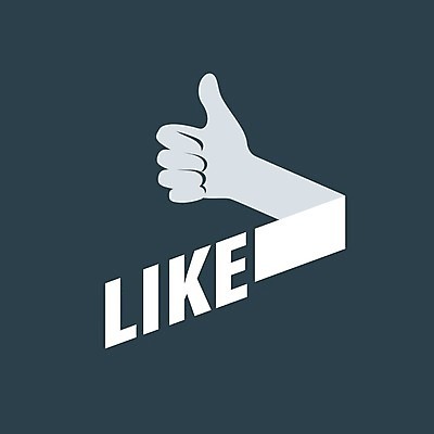 EPS 해외이미지 일러스트 사람없음 검은색 최고 심볼 손모양 소셜네트워크 좋음 해외202004 해외202105 해외일러스트 모양 컬러 컨셉 파일형식 벡터 손_신체부위