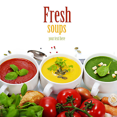 포토 JPG 해외이미지 스튜디오촬영 그릇 토마토 실내 사람없음 숟가락 당근 수프 흰배경 시금치 바질 단호박수프 해외202004 해외포토 식기 백그라운드 채소 뿌리채소 수저 내부 흰색 파일형식