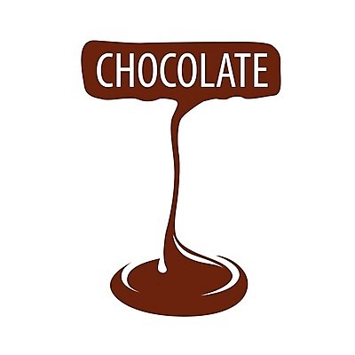 EPS 해외이미지 디자인 일러스트 디저트 타이포그라피 사람없음 초콜릿 달콤 심볼 해외202004 해외202105 해외일러스트 문자 음식 맛 파일형식 벡터