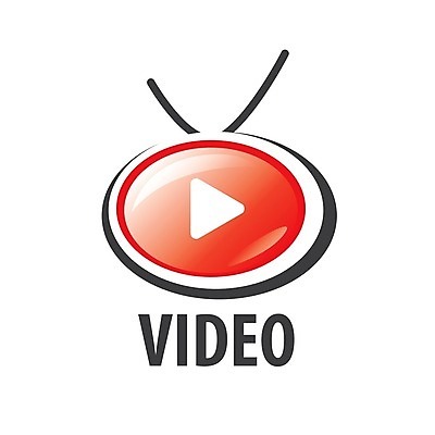 EPS 해외이미지 일러스트 사람없음 텔레비전 심볼 재생 비디오 영상산업 영화산업 해외202004 해외202105 해외일러스트 산업 전자제품 파일형식 벡터