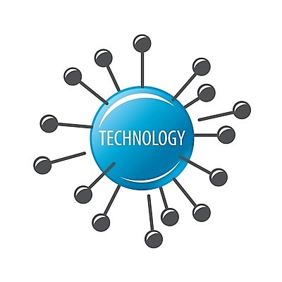 EPS 해외이미지 일러스트 비즈니스 기술 사람없음 파란색 원형 심볼 원자 원자구조 해외202004 해외202105 해외일러스트 도형 컬러 파일형식 벡터
