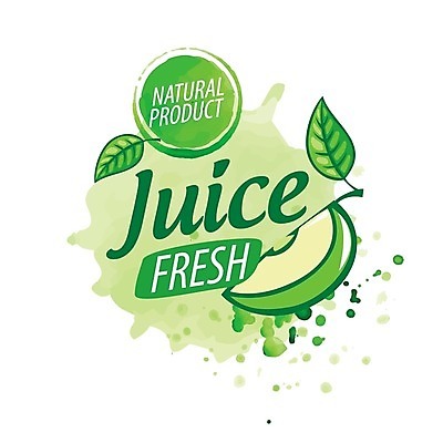 EPS 해외이미지 디자인 백그라운드 잎 일러스트 사람없음 사과 심볼 사과조각 사과주스 스플래쉬 해외202004 해외202105 해외일러스트 식물 과일 과일주스 파일형식 벡터