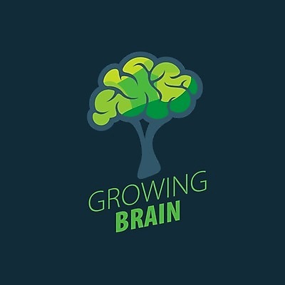 EPS 해외이미지 생각 일러스트 아이디어 창조 사람없음 심볼 뇌 나무모양 해외202004 해외202105 해외일러스트 모양 컨셉 파일형식 벡터