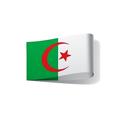 EPS 해외이미지 템플릿 디자인 배너 별 리본 지구 백그라운드 컨셉 일러스트 아프리카 그래픽 빨간색 세계 깃발 초승달 심볼 사인 눈금 신분 애국심 휘장 고립 공화국 알제리 엘리먼트 전국 접기 정부 해외202004 해외202105 해외일러스트 자연요소 나라 컬러 모션 달 파일형식 벡터