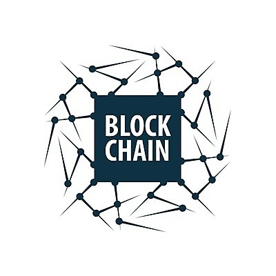 EPS 해외이미지 선 일러스트 사람없음 디지털 사각형 점 네트워크 남색 심볼 블록체인 해외202004 해외202105 해외일러스트 도형 컬러 금융 파일형식 벡터 4차산업