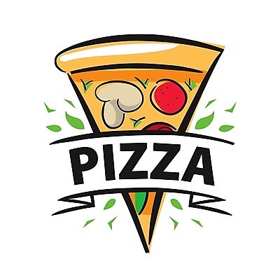 EPS 해외이미지 리본 잎 일러스트 피자 사람없음 심볼 피자조각 해외202004 해외202105 해외일러스트 식물 조각 패스트푸드 서양음식 파일형식 벡터