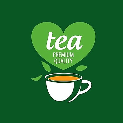 EPS 해외이미지 디자인 백그라운드 잎 일러스트 사람없음 하트 찻잔 허브 심볼 해외202004 해외202105 해외일러스트 모양 식물 잔 파일형식 벡터