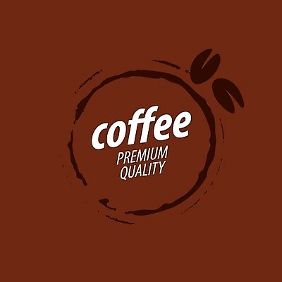 EPS 해외이미지 디자인 커피 음료 백그라운드 일러스트 사람없음 갈색 원두 심볼 해외202004 해외202105 해외일러스트 컬러 파일형식 벡터