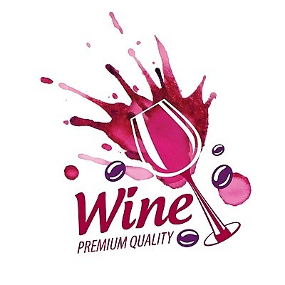 EPS 해외이미지 와인잔 일러스트 사람없음 와인 레드와인 심볼 번짐 포도알 해외202004 해외202105 해외일러스트 술잔 포도 주류 파일형식 벡터 효과