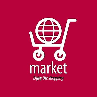 EPS 해외이미지 일러스트 사람없음 쇼핑 쇼핑카 심볼 지구모양 버건디 해외202004 해외202105 해외일러스트 모양 지구 빨간색 카트 파일형식 벡터