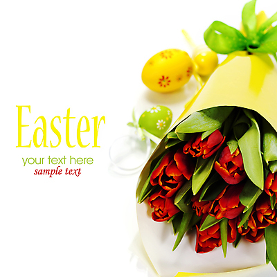 포토 JPG 해외이미지 꽃다발 부활절 타이포그라피 사람없음 튤립 흰배경 부활절계란 해외202004 해외포토 문자 기념일 꽃 백그라운드 계란 흰색 파일형식