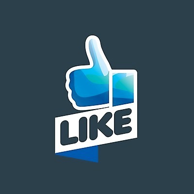 EPS 해외이미지 일러스트 사람없음 검은색 최고 심볼 손모양 소셜네트워크 좋음 해외202004 해외202105 해외일러스트 모양 컬러 컨셉 파일형식 벡터 손_신체부위