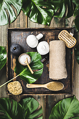 포토 JPG 해외이미지 잎 사람없음 위생용품 스파용품 아로마테라피 해외202004 해외포토 식물 생활용품 스파 오브젝트 테라피 파일형식