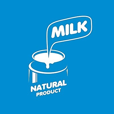 EPS 해외이미지 디자인 말풍선 일러스트 사람없음 우유 심볼 우유통 해외202004 해외202105 해외일러스트 유제품 파일형식 벡터