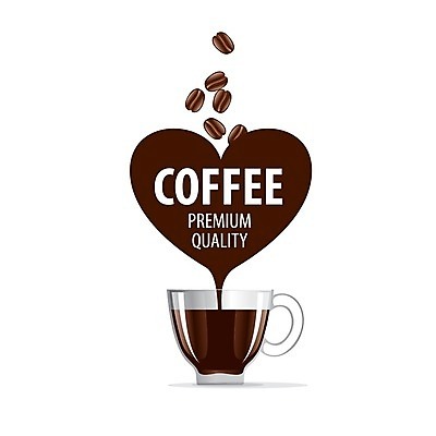 EPS 해외이미지 디자인 커피 백그라운드 일러스트 사람없음 갈색 머그컵 원두 하트 붓기 커피잔 심볼 해외202004 해외202105 해외일러스트 모양 음료 컬러 모션 잔 컵 파일형식 벡터