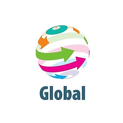 EPS 해외이미지 화살표 일러스트 비즈니스 사람없음 글로벌 원형 심볼 해외202004 해외202105 해외일러스트 도형 파일형식 벡터