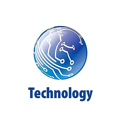 EPS 해외이미지 일러스트 비즈니스 기술 사람없음 파란색 원형 회로판 심볼 해외202004 해외202105 해외일러스트 도형 컬러 파일형식 벡터