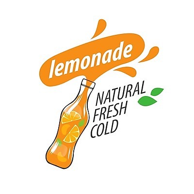 EPS 해외이미지 디자인 음료 백그라운드 잎 오렌지 일러스트 사람없음 레모네이드 심볼 음료수병 스플래쉬 해외202004 해외202105 해외일러스트 식물 과일 에이드 병_담는 파일형식 벡터