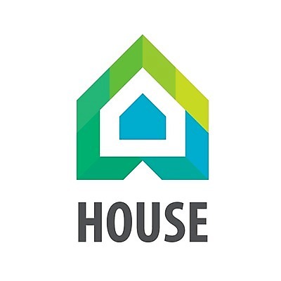 EPS 해외이미지 일러스트 주택 사람없음 초록색 심볼 집모양 해외202004 해외202105 해외일러스트 모양 컬러 건물 파일형식 벡터