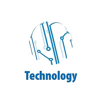 EPS 해외이미지 일러스트 비즈니스 기술 사람없음 파란색 원형 회로판 심볼 해외202004 해외202105 해외일러스트 도형 컬러 파일형식 벡터