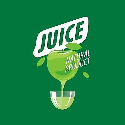 EPS 해외이미지 디자인 백그라운드 일러스트 잔 사람없음 주스 붓기 사과 심볼 해외202004 해외202105 해외일러스트 식기 음료 과일 모션 파일형식 벡터