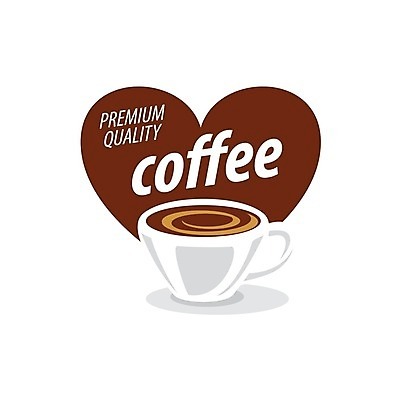 EPS 해외이미지 디자인 커피 백그라운드 일러스트 사람없음 갈색 머그컵 하트 커피잔 심볼 해외202004 해외202105 해외일러스트 모양 음료 컬러 잔 컵 파일형식 벡터