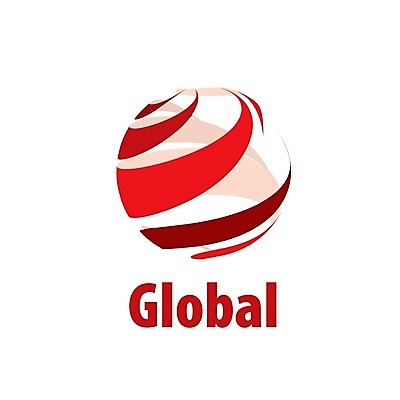 EPS 해외이미지 일러스트 비즈니스 사람없음 빨간색 글로벌 원형 심볼 해외202004 해외202105 해외일러스트 도형 컬러 파일형식 벡터