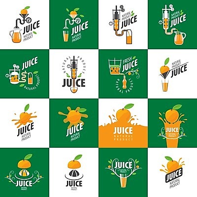 EPS 해외이미지 디자인 음료 백그라운드 오렌지 일러스트 잔 사람없음 세트 기계 주스 심볼 과즙기 스플래쉬 해외202004 해외202105 해외일러스트 식기 과일 파일형식 벡터