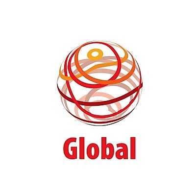 EPS 해외이미지 리본 일러스트 비즈니스 사람없음 빨간색 글로벌 원형 심볼 해외202004 해외202105 해외일러스트 도형 컬러 파일형식 벡터