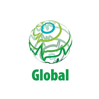 EPS 해외이미지 일러스트 비즈니스 사람없음 초록색 글로벌 원형 심볼 해외202004 해외202105 해외일러스트 도형 컬러 파일형식 벡터