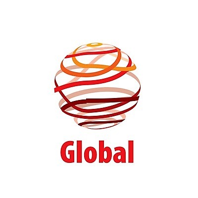EPS 해외이미지 리본 일러스트 비즈니스 사람없음 빨간색 글로벌 원형 심볼 해외202004 해외202105 해외일러스트 도형 컬러 파일형식 벡터