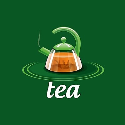 EPS 해외이미지 디자인 백그라운드 잎 일러스트 사람없음 차 찻주전자 허브 심볼 해외202004 해외202105 해외일러스트 식물 음료 주전자 파일형식 벡터