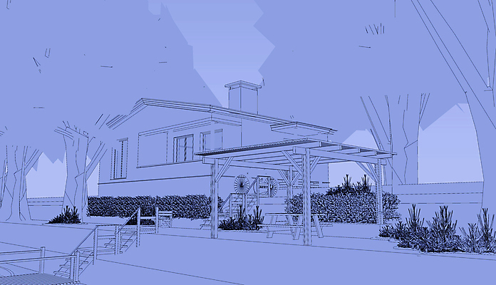 포토 JPG 해외이미지 나무 건축 선 벤치 설계 주택 사람없음 파란색 계단 설계도 스케치 해외202004 해외202105 해외포토 식물 컬러 컨셉 의자 건설업 미술 건물 파일형식