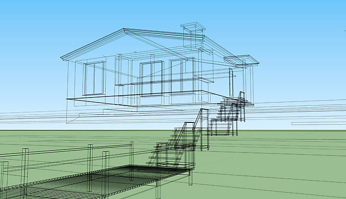 포토 JPG 해외이미지 건축 선 하늘색 설계 주택 사람없음 초록색 계단 설계도 스케치 해외202004 해외202105 해외포토 컬러 컨셉 건설업 미술 건물 파란색 파일형식