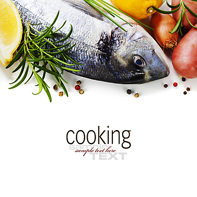 포토 JPG 해외이미지 식재료 실내 어류 사람없음 레몬 해산물 흰배경 후추 로즈메리 해외202004 해외포토 백그라운드 과일 내부 수중동물 흰색 허브 향신료 파일형식