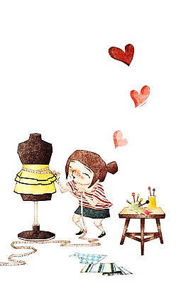 PSD 옷 여자 어린이교육 교육 초등학생 어린이 일러스트 줄자 한명 미소 웃음 사람 소녀 10대 직물 체험학습 체험 마네킹 천 즐거움 옷핀 재단 여자만 여자한명만 소녀만 국내일러스트 1 학생 감정 컨셉 청소년 표정 자 어린이만 파일형식