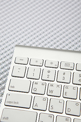 포토 JPG 백그라운드 무늬 패턴 정보기술 사람없음 컴퓨터용품 키보드 심볼 오브젝트 골뱅이기호 국내포토 기호 기술 파일형식