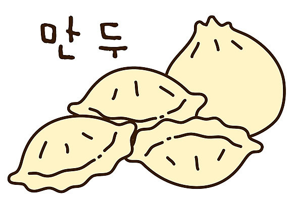 EPS 아이콘 음식 스티커 디저트 중국문화 사람없음 중식 분식 만두 2D아이콘 동양문화 외국문화 파일형식 벡터