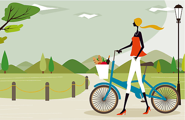 EPS 우먼라이프 라이프스타일 공원 여자 길 빵 가로등 일러스트 한명 사람 20대 성인 라이프 바구니 와인 자전거 산책 바게트 여자만 여자한명만 성인여자만 청년만 청년여자만 성인한명만 청년여자한명만 성인여자한명만 성인만 국내일러스트 1 공공시설 음식 휴식 주류 청년 생활 바이크 파일형식 벡터