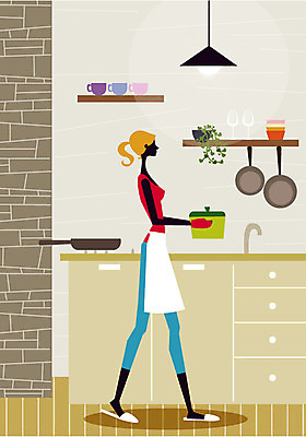 EPS 우먼라이프 라이프스타일 여자 일러스트 요리 한명 사람 20대 성인 취미 라이프 컵 주방 앞치마 냄비 여자만 여자한명만 성인여자만 청년만 청년여자만 성인한명만 청년여자한명만 성인여자한명만 성인만 국내일러스트 1 식기 청년 생활 솥 파일형식 벡터