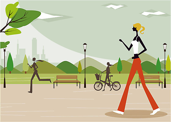 EPS 우먼라이프 라이프스타일 공원 여자 일러스트 한명 사람 20대 성인 취미 라이프 운동 걷기 보행자 여자만 여자한명만 성인여자만 청년만 청년여자만 성인한명만 청년여자한명만 성인여자한명만 성인만 국내일러스트 1 공공시설 모션 건강 청년 생활 파일형식 벡터