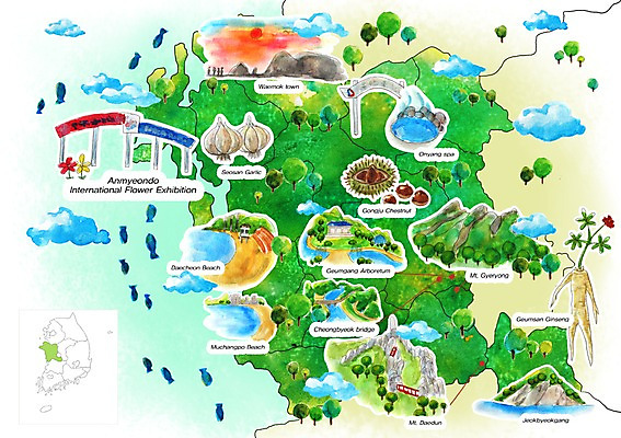 PSD 나무 구름 여행 지도 유적 일러스트 유물 산 한국 마늘 사람없음 관광지 일출 인삼 밤 충청남도 해수욕장 특산물 공주 한반도 계룡산 국내여행 금강수목원 금산인삼 꽃박람회 대둔산 대천해수욕장 명승지 무창포해수욕장 서산마늘 안면도 온양온천 왜목마을 적벽강 청벽대교 가교 안내도 국내일러스트 자연요소 식물 전통 건축물 아시아 바다 채소 풍경 해변 강 마을 노을 온천 견과류 다리_건축물 삼 공주_충청남도 수목원 충청도 태안 금산 박람회 부안 완주 파일형식 보령 당진