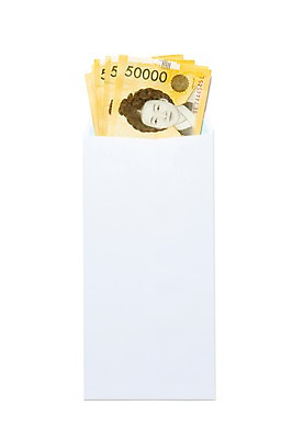 포토 JPG 스튜디오촬영 지폐 돈 봉투 실내 누끼 사람없음 금융 경제 원화 오만원 국내포토 내부 재산 파일형식