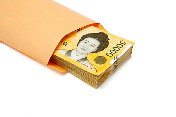 포토 JPG 스튜디오촬영 지폐 돈 봉투 실내 누끼 사람없음 금융 경제 원화 오만원 국내포토 내부 재산 파일형식