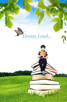 PSD 편집이미지 한마리 교육 남자 어린이 나비 곤충 잎 하늘 나뭇잎 한명 미소 웃음 사람 소년 잔디 책 독서 물방울 공기방울 책활용 남자만 남자한명만 어린이만 소년만 소년한명만 이미지편집 식물 동물 1 표정 활용 파일형식