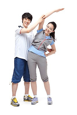 포토 JPG 스튜디오촬영 전신 라이프스타일 커플 여자 남자 행복 허리손 포즈 모션 실내 서기 미소 웃음 누끼 사람 동양인 손짓 성인 두명 라이프 앞모습 30대 운동복 운동 손들기 스트레칭 화목 기쁨 한국인 잡기 목표 즐거움 열정 체조 과정 장년만 성인만 국내포토 옷 감정 뷰포인트 컨셉 관계 표정 건강 인종 내부 생활 장년 파일형식